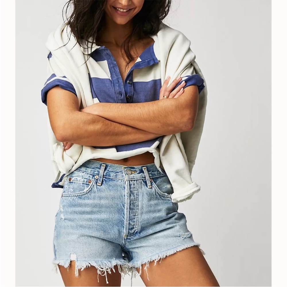 AGOLDE Parker Cut Off Shorts